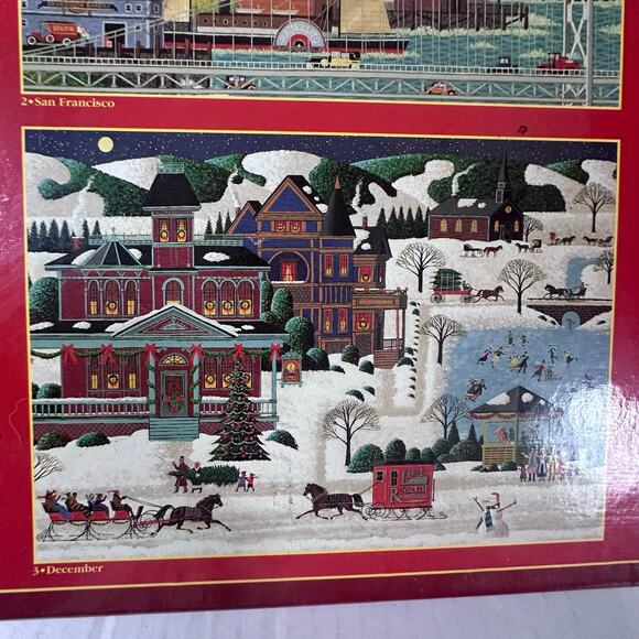 Vintage 1999 Hometown Collection 3-500 piece jigsaw puzzles - Picture 9 of 10